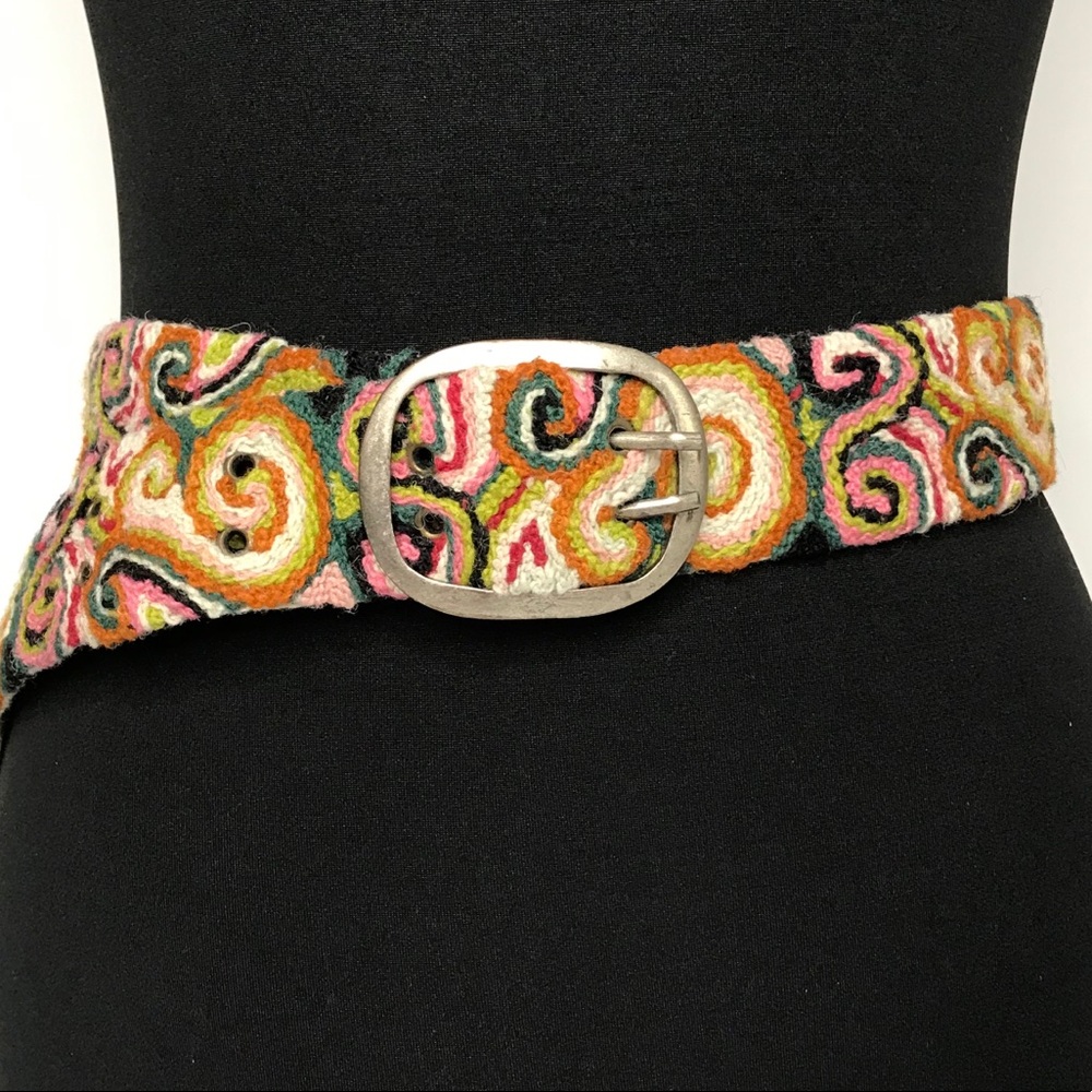 Jenny Krauss Belt Multicolored 100% Wool Medium